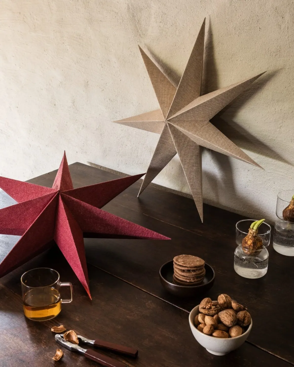 Adventsstjärna Bom 60cm Röd