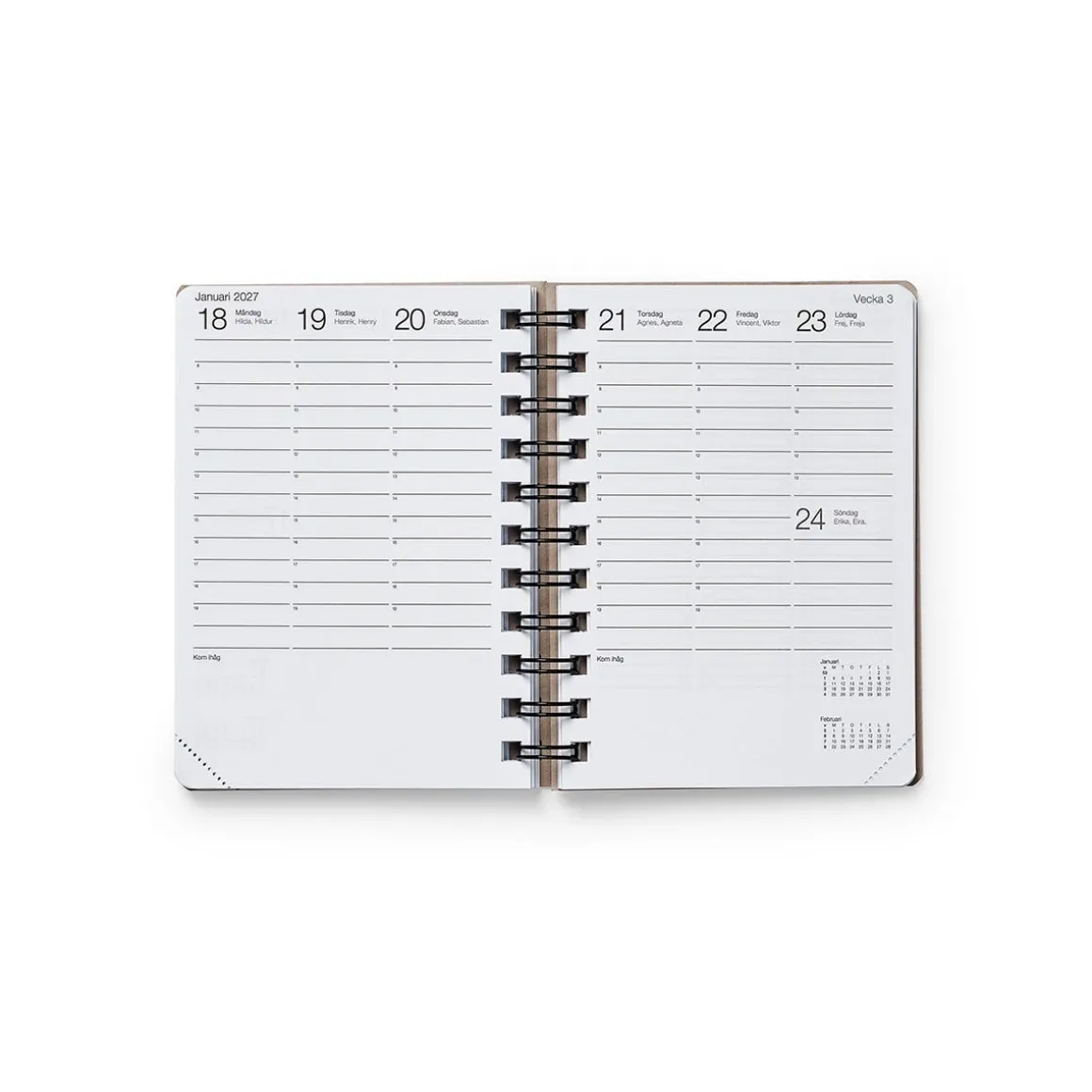 Agenda A6 2026 Beige