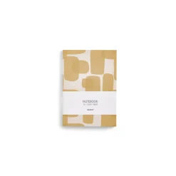 Anteckningsbok A6 Mönstrad Beige