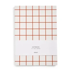 Anteckningsbok A4 Rut Orange Linjerad