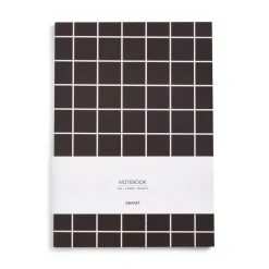 Anteckningsbok A4 Rut Svart Linjerad