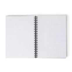 Anteckningsbok A4 Rutat Grafit