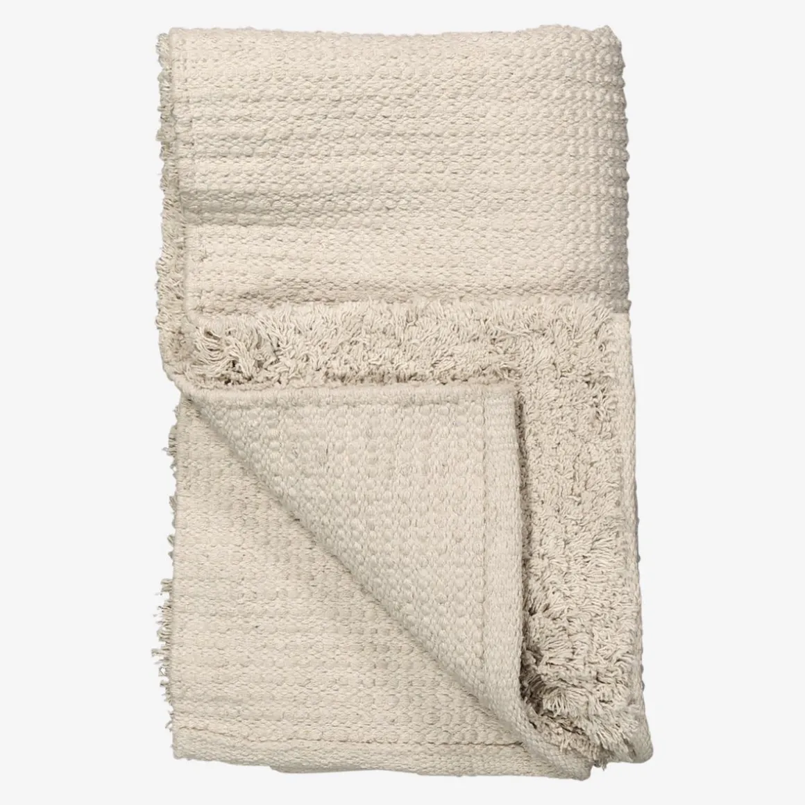 Badrumsmatta Återvunnen Bomull 50x80cm Natur