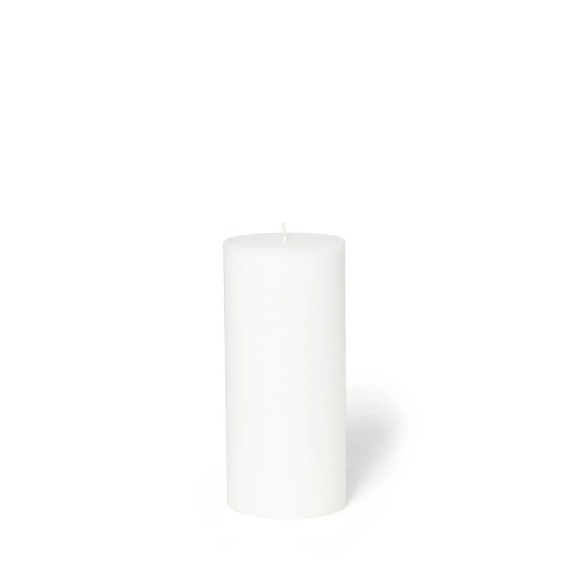 Blockljus Stearin 15x6,8cm Vit