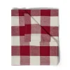 Bordsduk Check 240x140cm Linnemix Röd