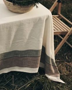 Bordsduk Nuance 240x140cm Bomull Off-white