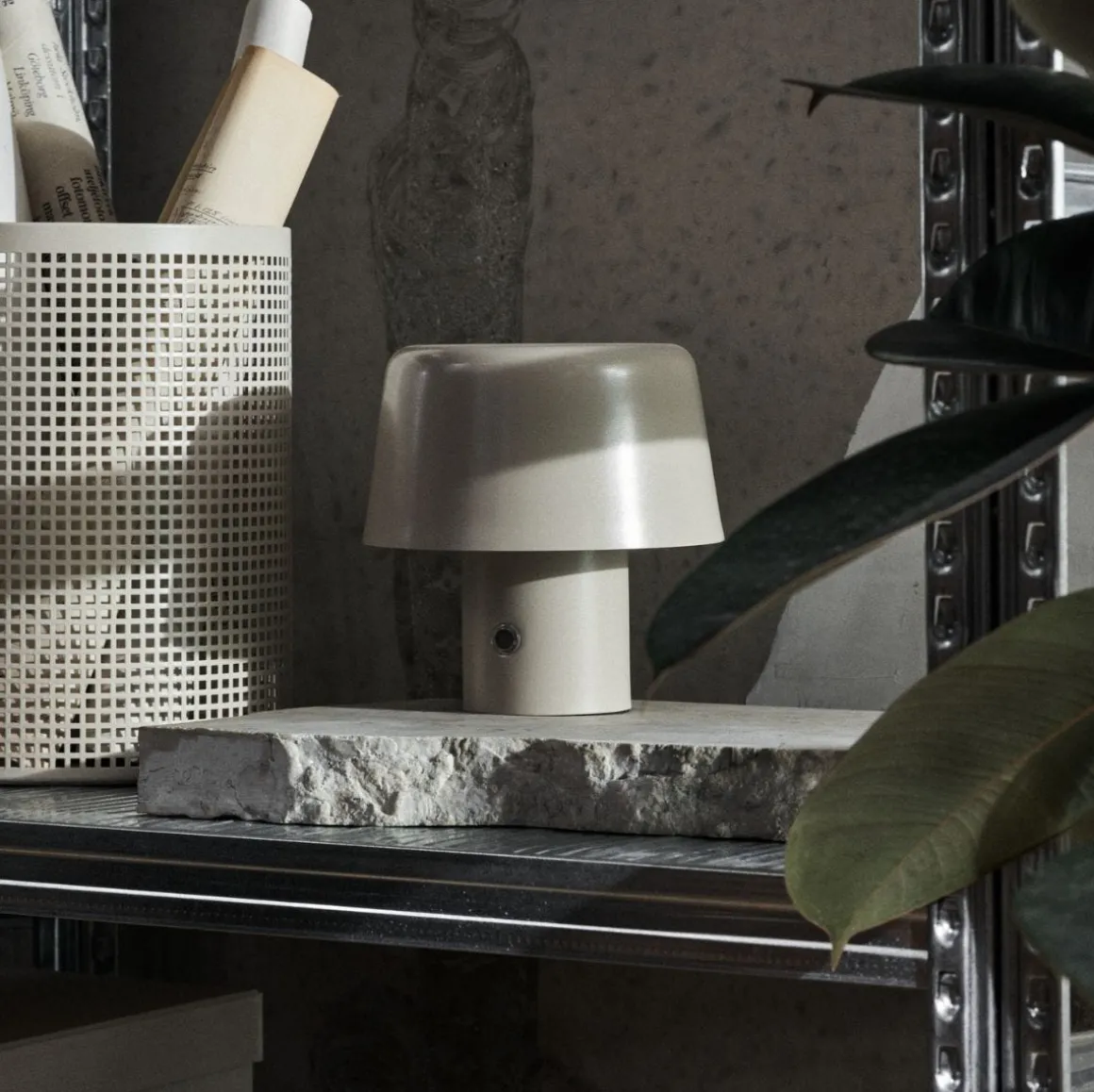 Bordslampa Portabel LED Beige