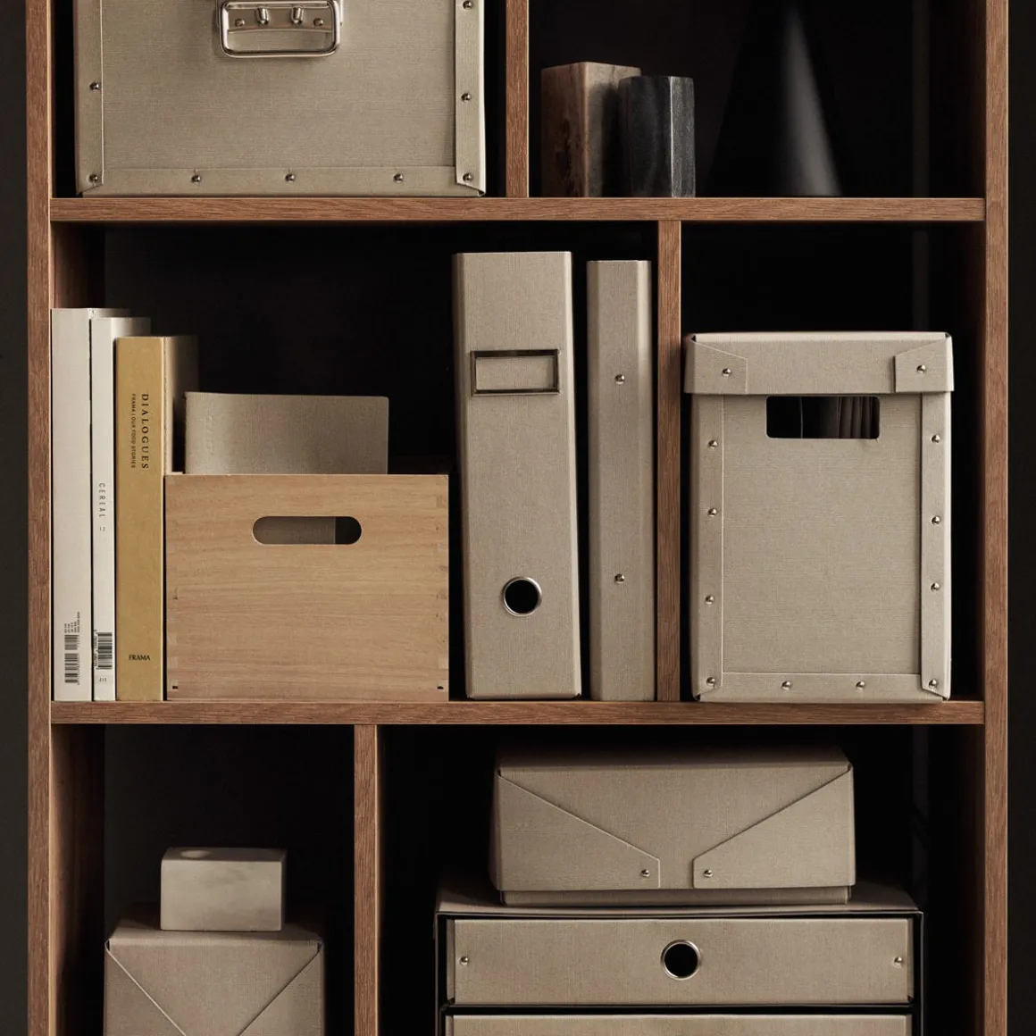 Box Arkiv 18x34cm Beige