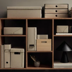 Box Arkiv 18x34cm Beige