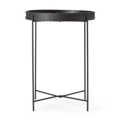 Bricka Träfanér 40cm Svart