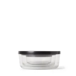 Burk Glas Lock 0,3L Låg Svart