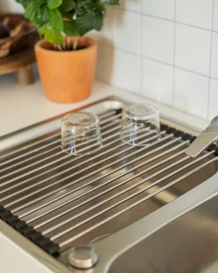 Diskställ Rullbart Rostfritt Stål 31x44cm