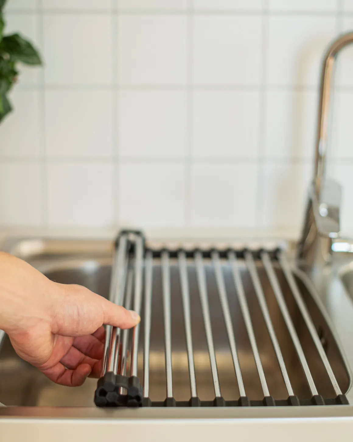 Diskställ Rullbart Rostfritt Stål 31x44cm