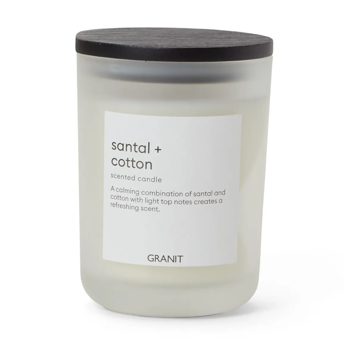 Doftljus Frosted Santal & Cotton