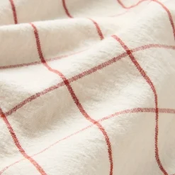 Duk Christmas Check 140x240cm Vit/Röd