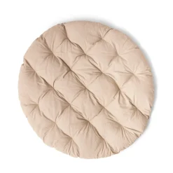 Dyna Rund Slätvävd 130cm Beige