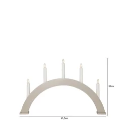 Elljusstake Albo 5L Beige