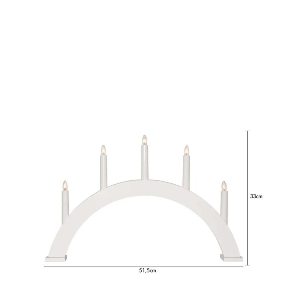 Elljusstake Albo 5L White