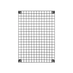 Förvaringstavla Rutnät 42x60cm Svart