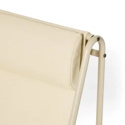 Fåtölj Metall Kanvas Beige