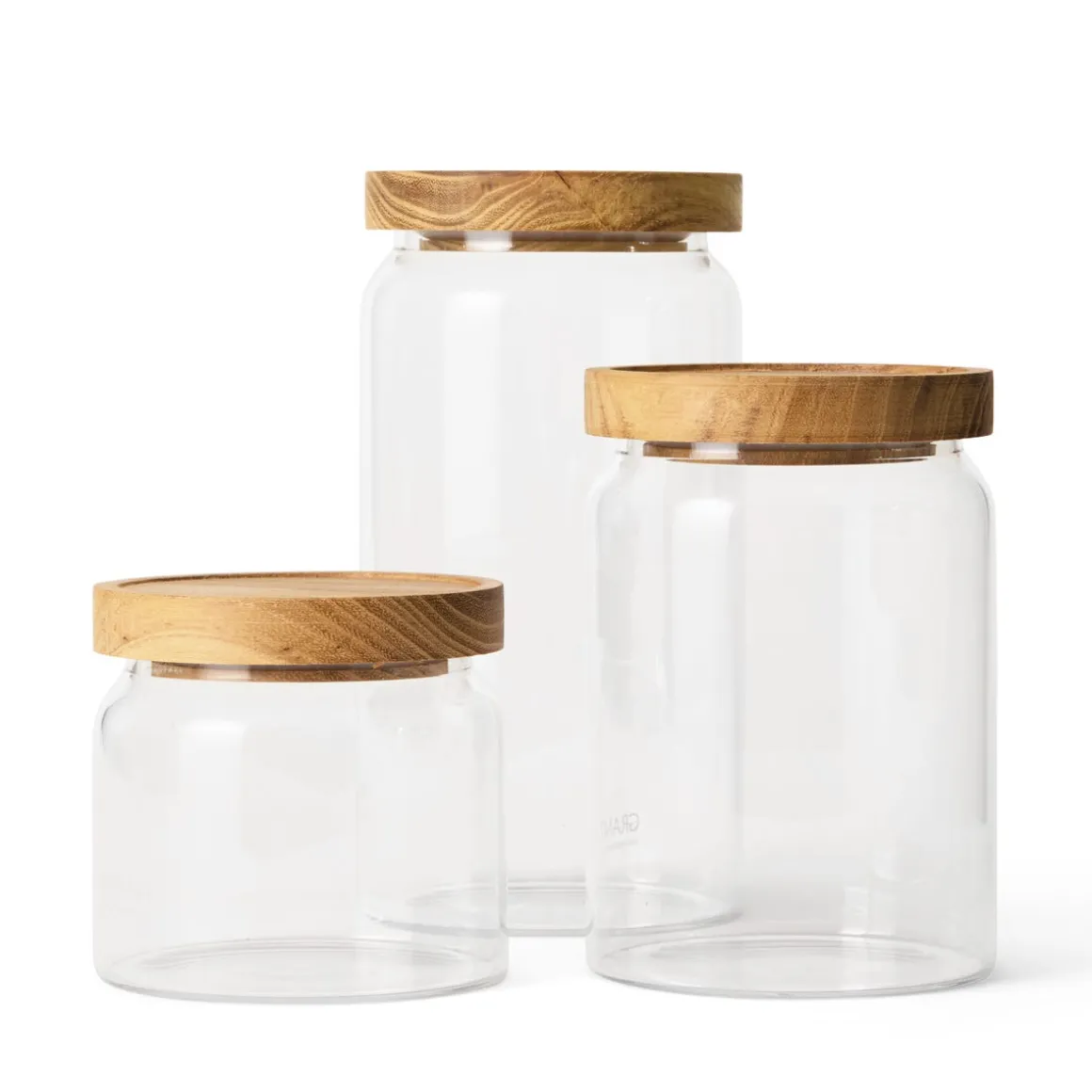 Glasburk 10x19,7cm Akacialock