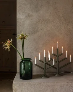 Glasvas Apotekare 21,8x30cm Grön