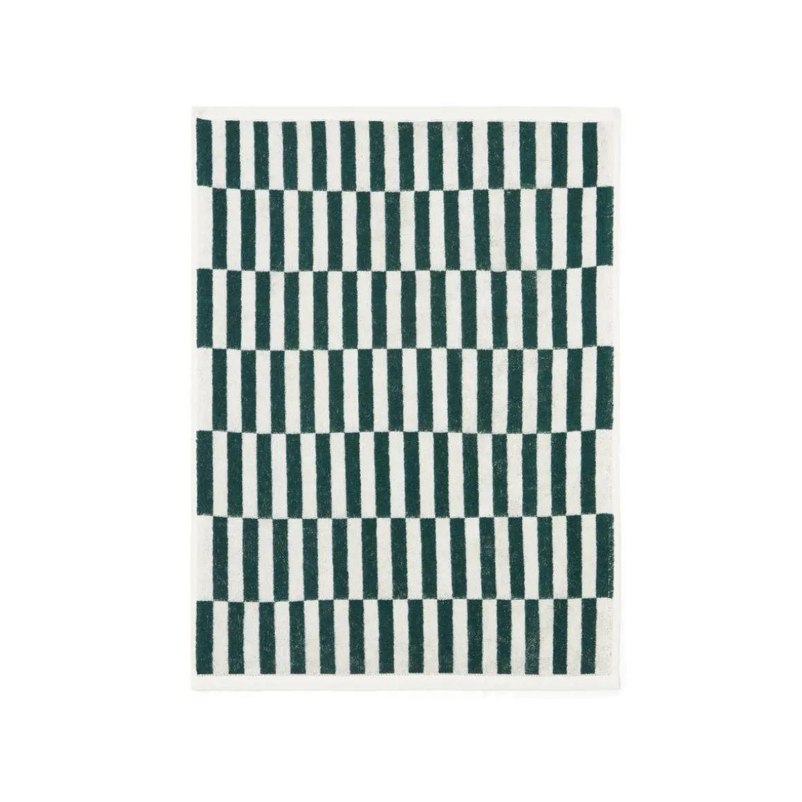 Handduk Avon 50x70cm Bomullsfrotté Grön/Vit