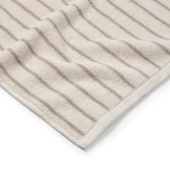 Handduk Line 50x70cm Bomullsfrotté Beige