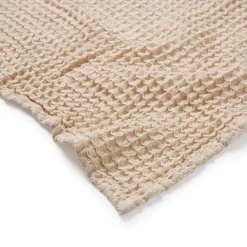 Handduk Våffla 70X140cm Bomull Beige