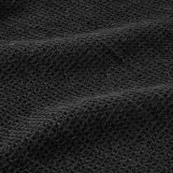 Handduk Våffla 50x70cm Bomull Bambu Svart