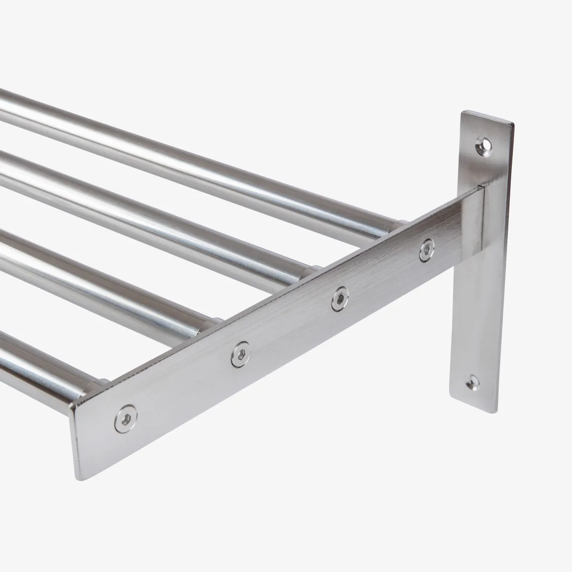 Hatthylla/Skohylla 27x78cm Rostfritt Stål