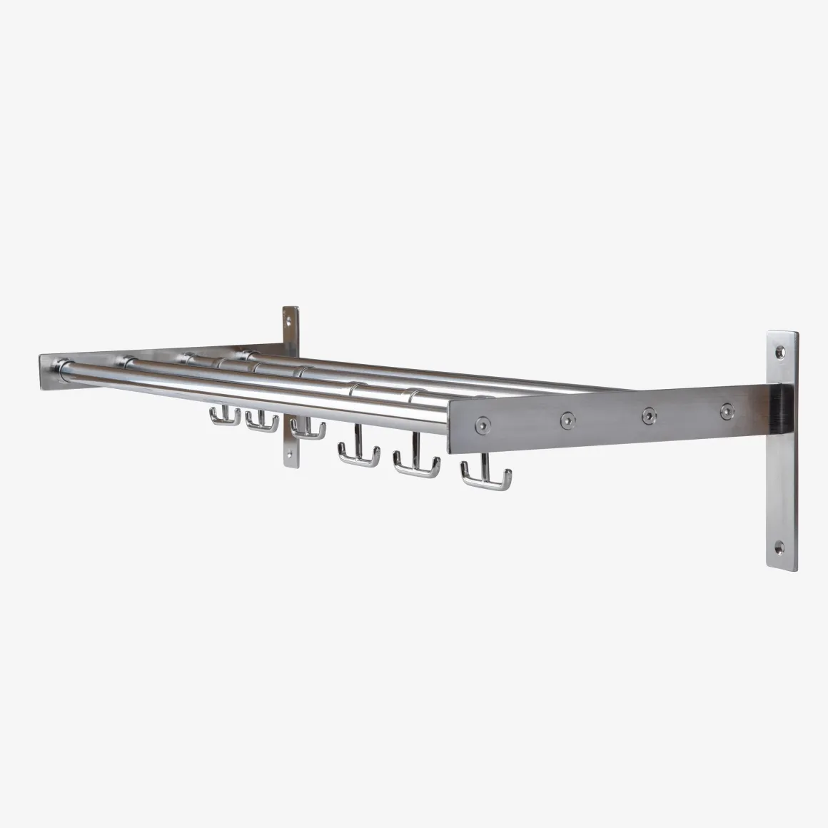 Hatthylla/Skohylla 27x78cm Rostfritt Stål