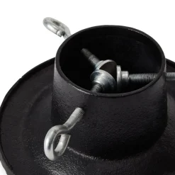 Julgransfot Gjutjärn 20cm Svart