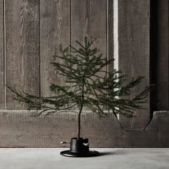 Julgransfot Gjutjärn 20cm Svart