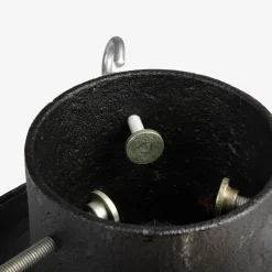 Julgransfot Gjutjärn 28cm Svart