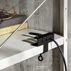 Kabelhållare Metall Svart