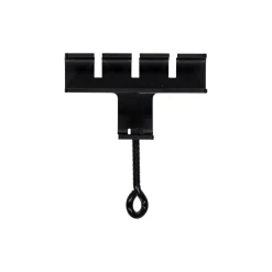 Kabelhållare Metall Svart