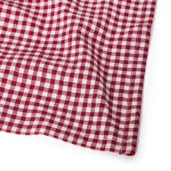 Kökshandduk Check 50x70cm Bomull Röd/Vit