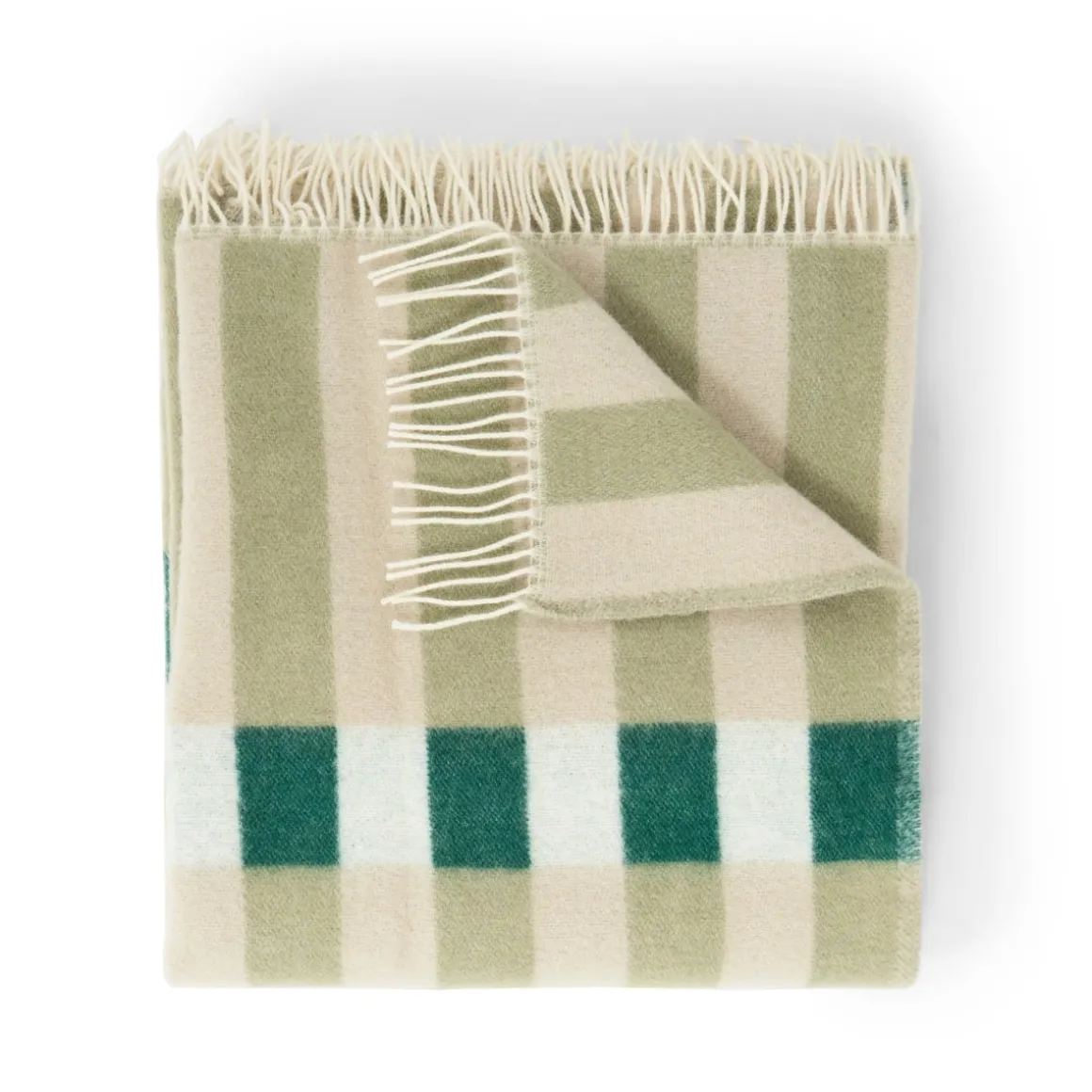 Klippan Ullpläd Piano 130x200cm Grön