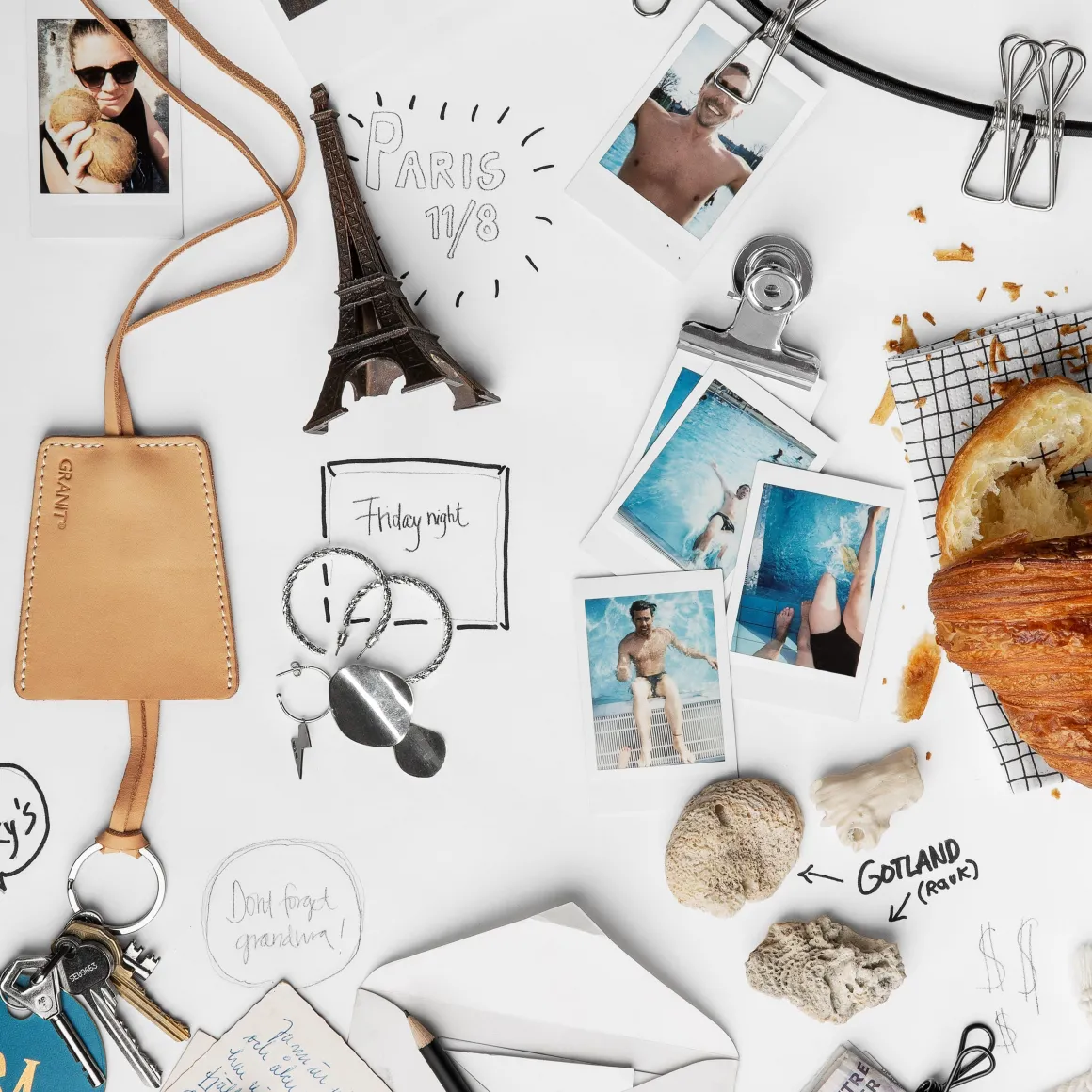 Klämma Magnet 3x5cm Stål