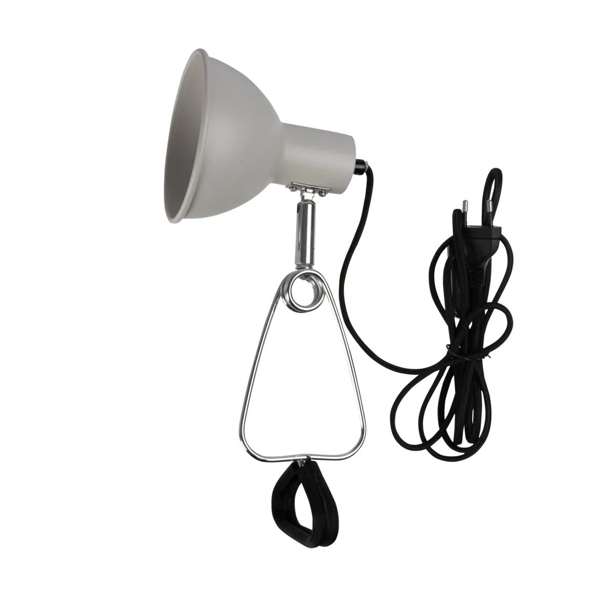 Klämspot Rund Ljusgrå