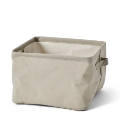 Korg Hopvikbar Fyrkant 27x27cm Beige