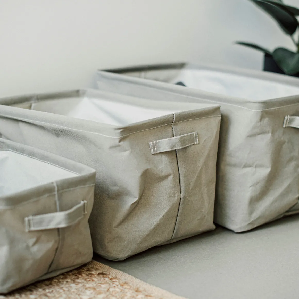 Korg Hopvikbar 20x27cm Beige