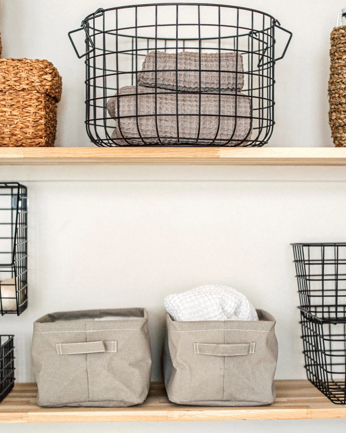 Korg Hopvikbar 20x27cm Beige