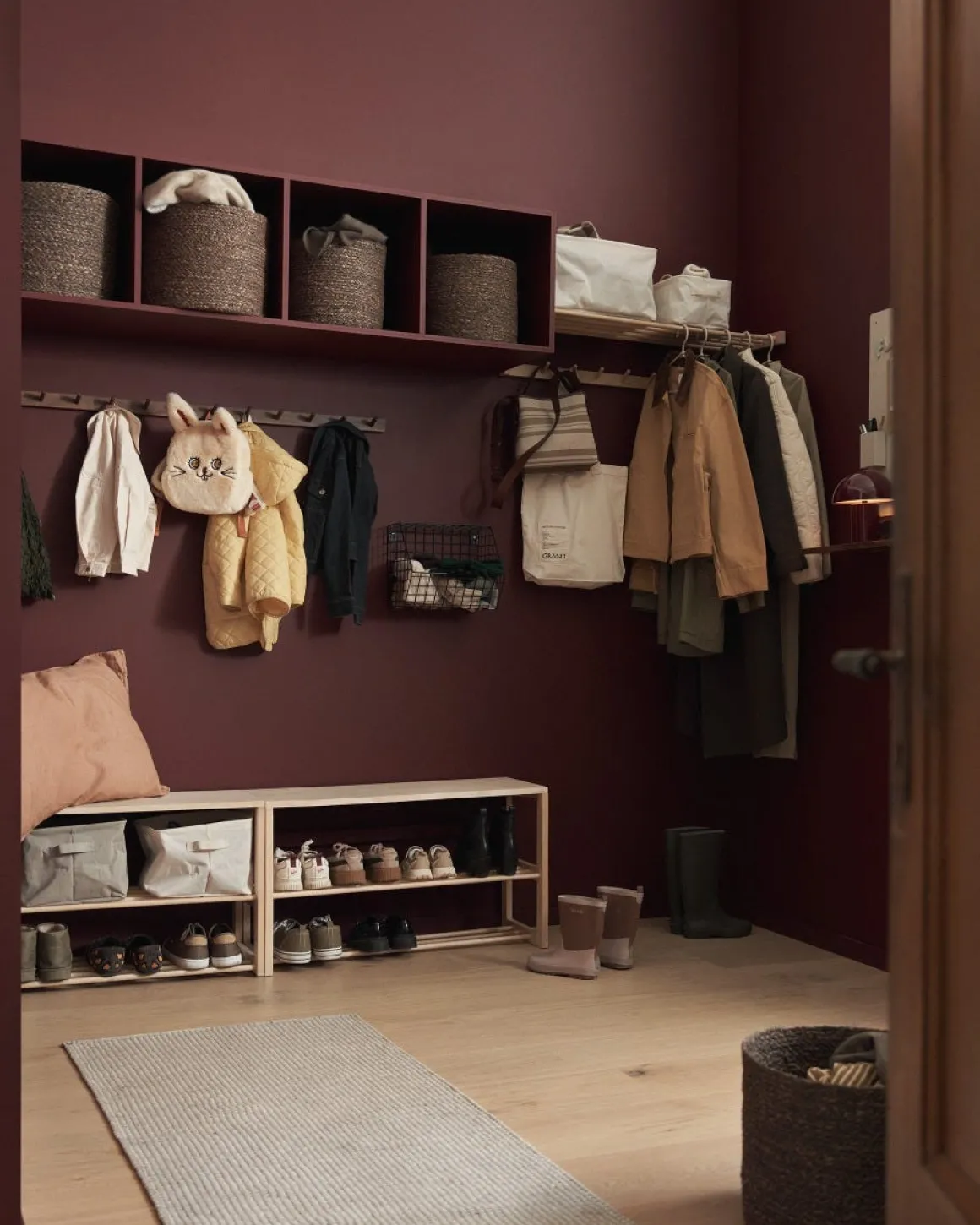 Korg Hopvikbar 20x27cm Offwhite