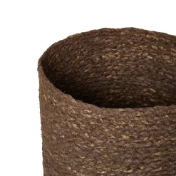 Korg Risstrå 28x25cm Mörkbrun