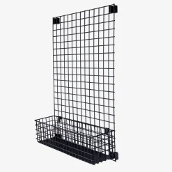 Korg Rutnät Krokar 11x42cm Svart