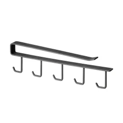 Kroklist Hylla 25cm Svart