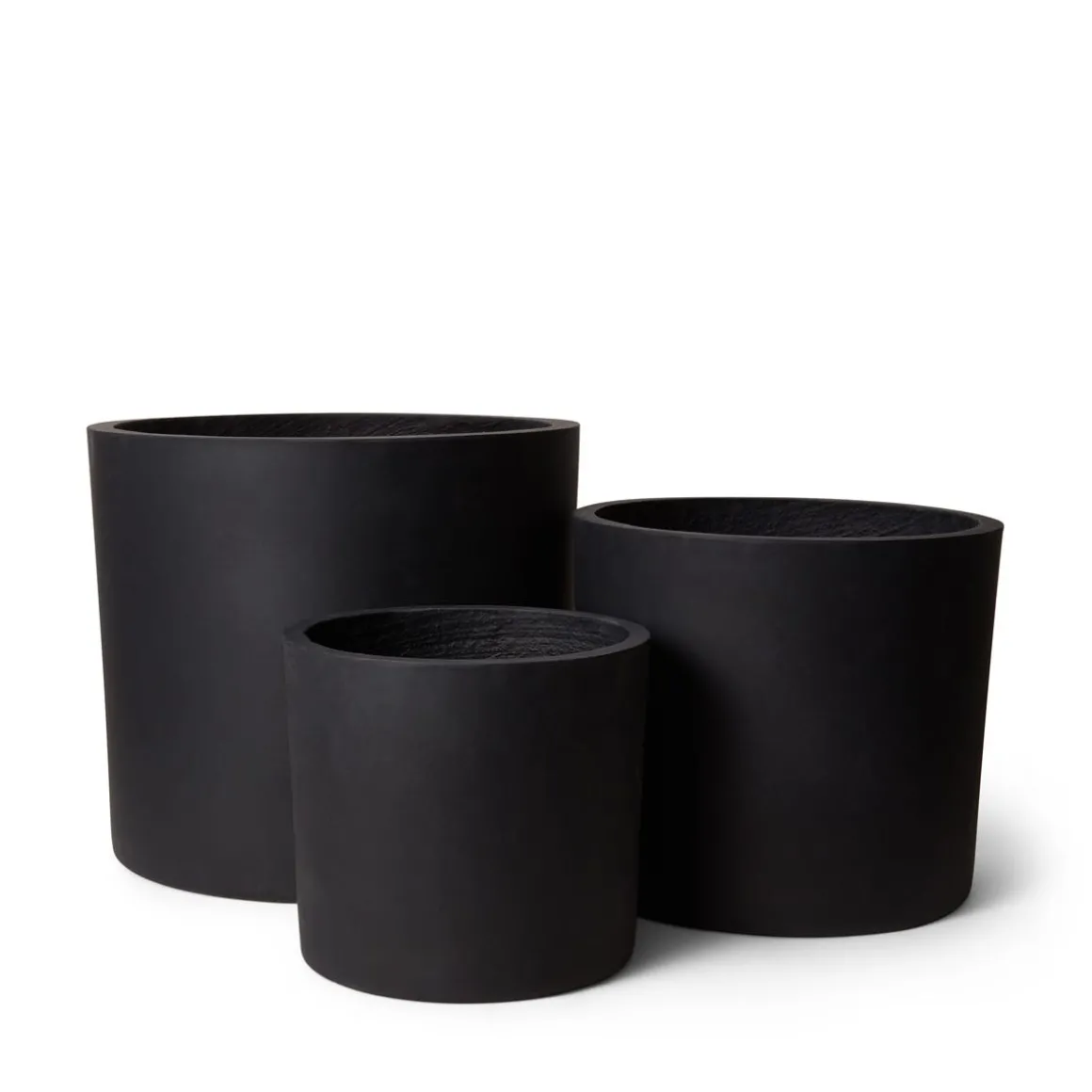 Kruka Betong 32cm Svart