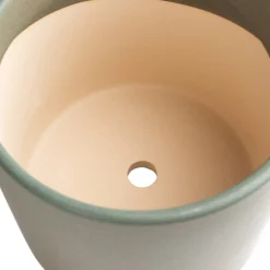 Kruka/Fat Stengods 17,5cm Grön